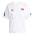 T-Shirt ADIDAS FFR Travel 24/25 Blanc Femme