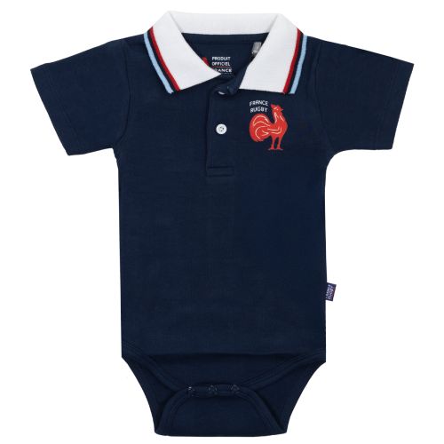 Body France Rugby Bleu Marine  Bébé