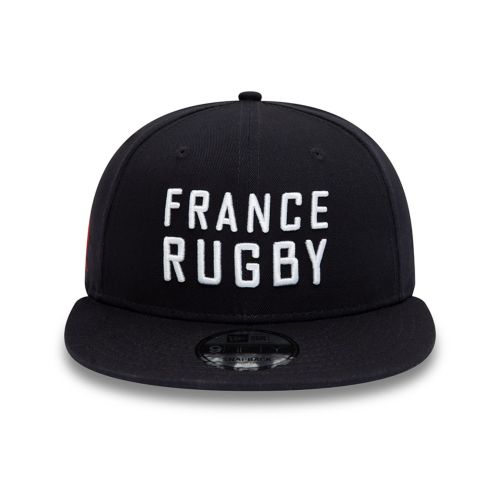 Casquette FRANCE RUGBY & NEW ERA 9FIFTY Wordmark Bleu Adulte
