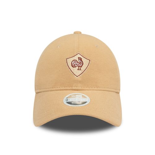 Casquette FRANCE RUGBY & NEW ERA 9TWENTY Beige Femme