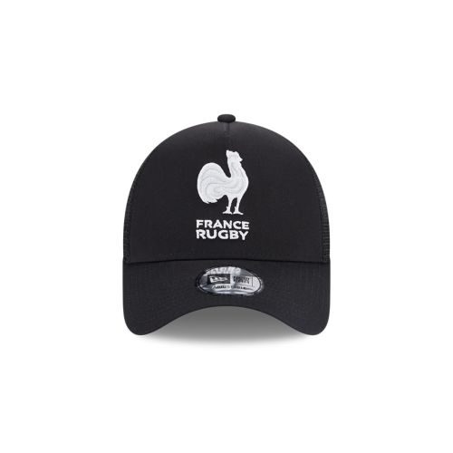 Casquette FRANCE RUGBY & NEW ERA MONOCHROME EF TRUCKER Adulte