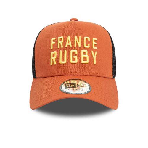 Casquette FRANCE RUGBY & NEW ERA Trucker Terra Cota