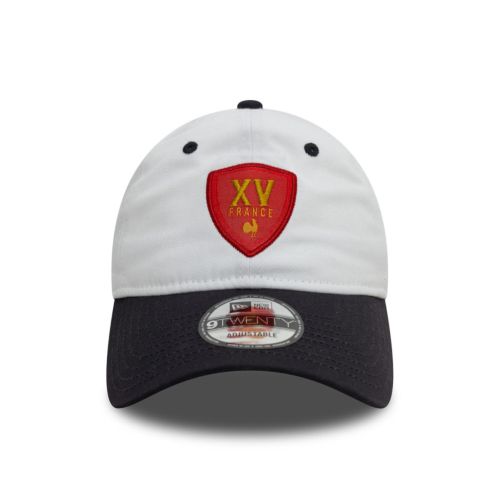 Casquette Rugby FFR 9TWENTY® Blanc/Bleu New Era