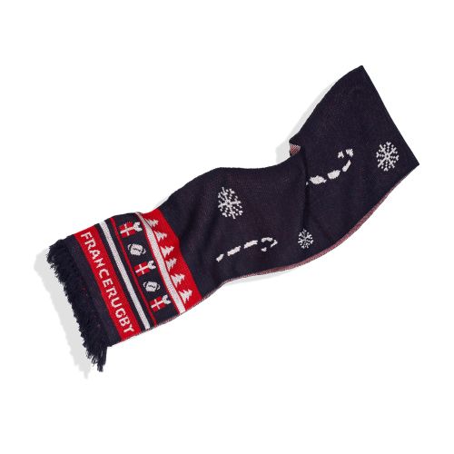 Echarpe De Noel France Rugby Rouge Et Bleu