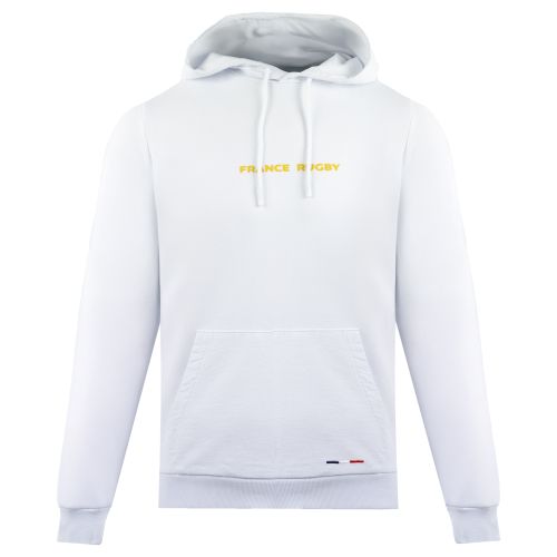 Hoodie Héritage Logo Blanc Unisexe