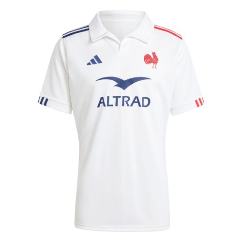 Maillot Exterieur XV de France FFR ADIDAS 2024/2025 blanc