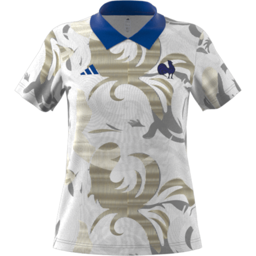 Maillot Pré-Match ADIDAS FFR Coupe du Monde de Rugby 2025 Femme