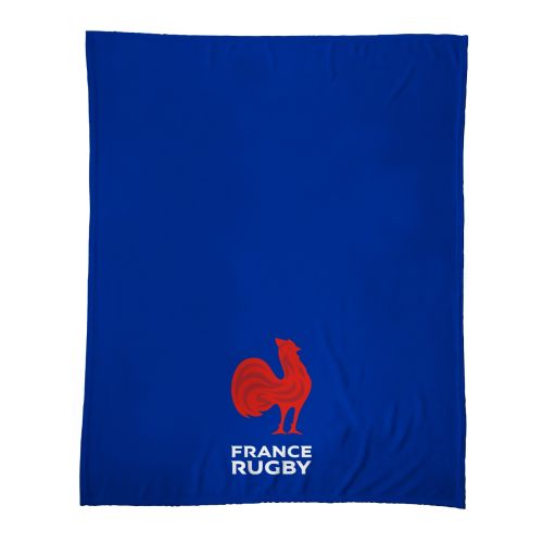 Plaid France Rugby 125x150 cm Bleu