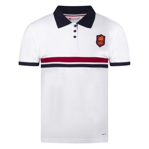 Polo France Rugby Heritage Blanc Femme