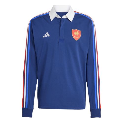 Polo France Rugby Manches Longues Héritage Bleu Marine 24/25 Adidas