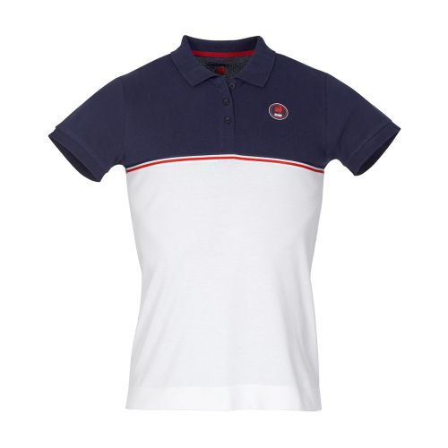Polo Lifestyle France Rugby Blanc Femme