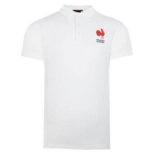 Polo Quinze de France Fanwear Blanc Unisexe