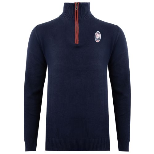 Pull Camionneur Héritage Premium Logo Bleu Marine Homme