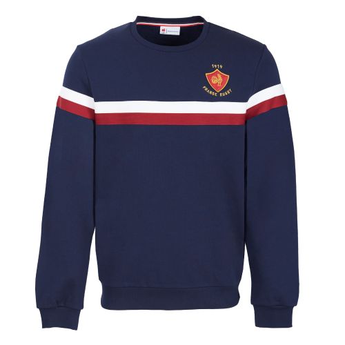 Pull Héritage France Rugby Bleu Marine Pour Homme