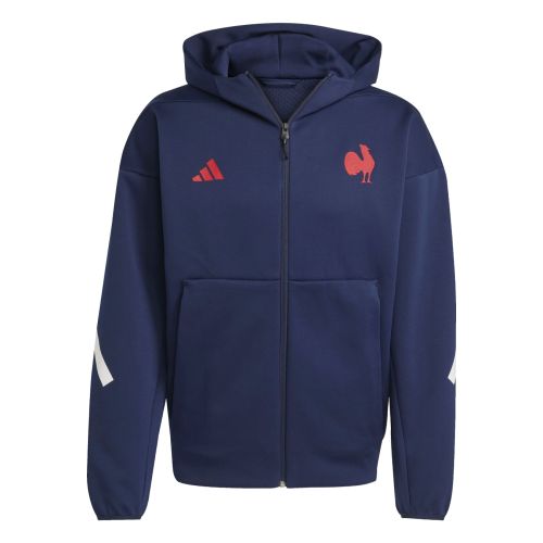 Sweat ADIDAS FFR Travel 25/26 Bleu Homme