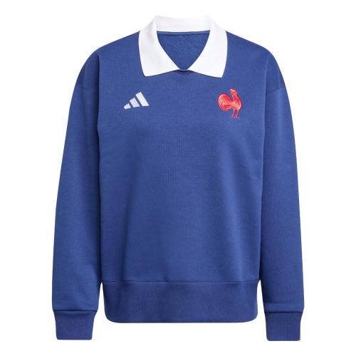 Sweat France Rugby Femme Culture Supporter Bleu Marine 24/25 Adidas