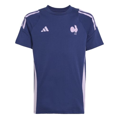 T-Shirt ADIDAS FFR Entrainement 25/26 Bleu/Violet Enfant