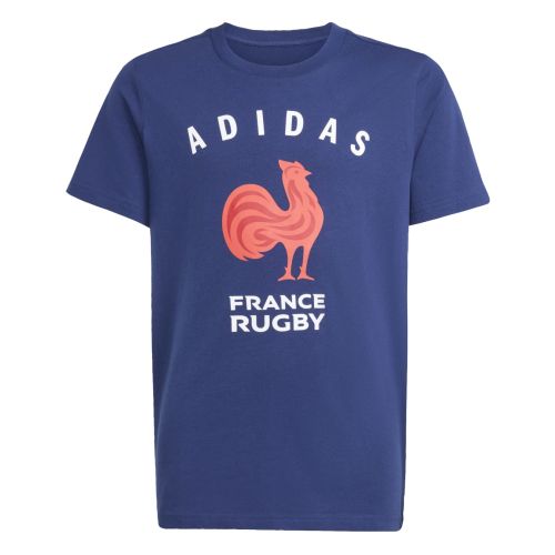 T-Shirt ADIDAS FFR Graphique 25/26 Bleu Enfant