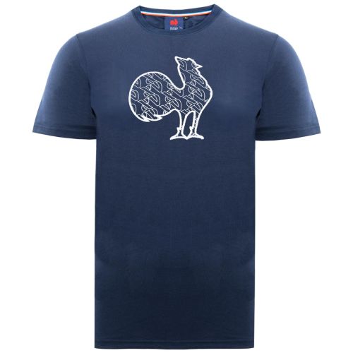 T-shirt Coq Lifestyle Bleu Marine Homme
