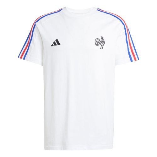 T-Shirt France Rugby Coton Blanc 24/25 Adidas